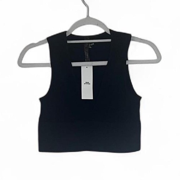 Urban Outfitters Ribbed Bralette Black XL NWT | Soft Stretchy Lounge Top - Picture 1 of 5